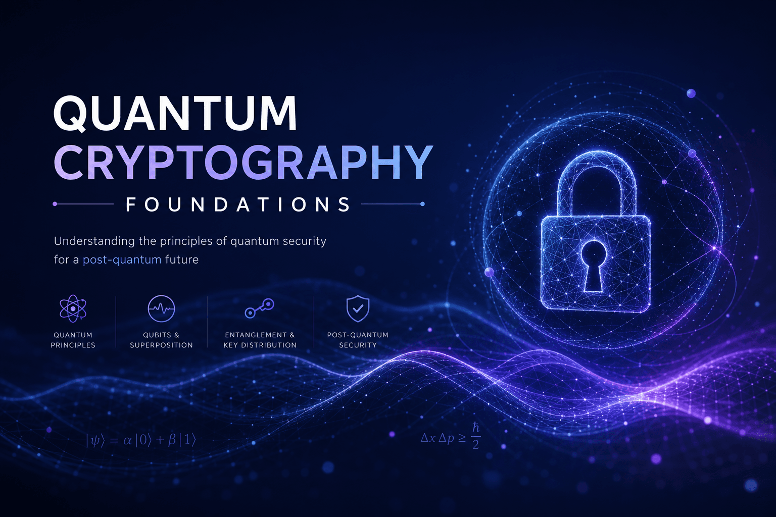 Quantum cryptography foundations curriculum